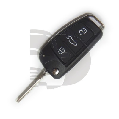 LLAVE+MANDO AUDI Q7 (4L) 07-09 ID48 HU66 434MHz