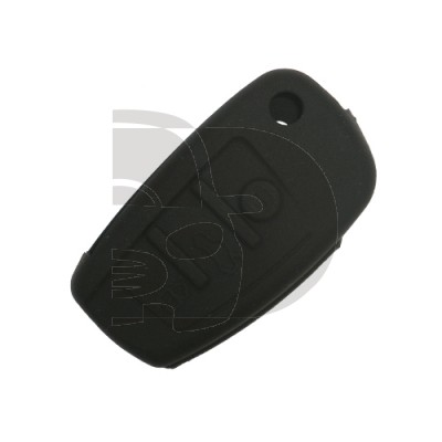 FUNDA MANDO AUDI NEGRO 3 BOTONES