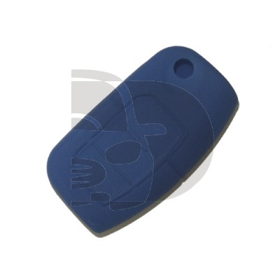 FUNDA MANDO PLEG. FORD AZUL 3 BOTONES