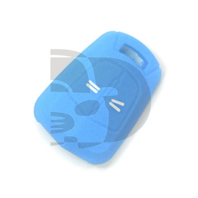 FUNDA MANDO FIJO OPEL AZUL 2 BOTONES