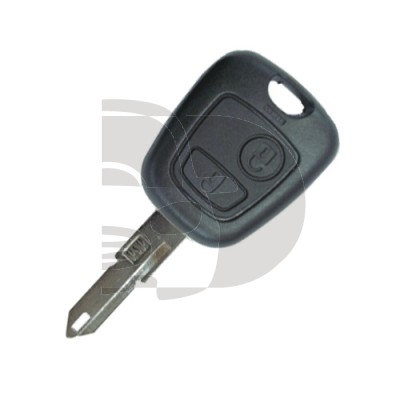 CARCASA MANDO FIJO P206 +2001 2 BOTONES  NE73