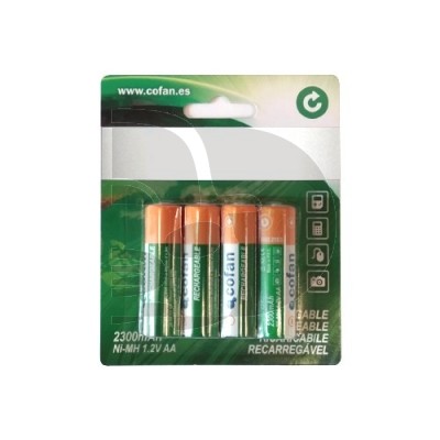 PILA ALKALINA LR6 / AA RECARGABLE  PACK 4 UNID.