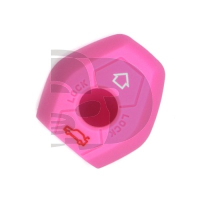 FUNDA MANDO FIJO BMW ROSA 3 BOTONES