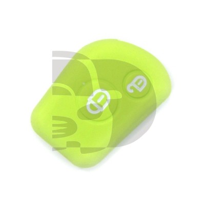 FUNDA MANDO FIJO CITROEN/PEUGEOT VERDE CLARO 2 BOT