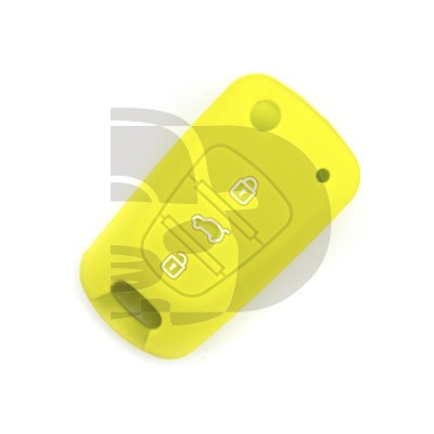 FUNDA MANDO  HYUNDAI/KIA VERDE 3 BOTONES