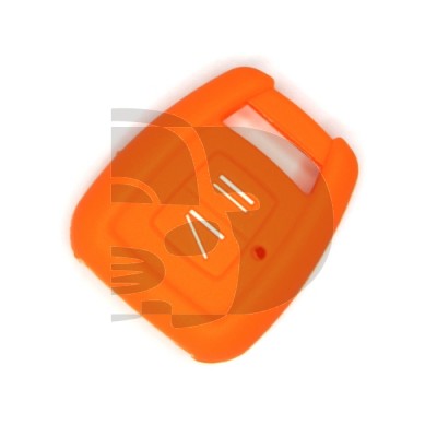 FUNDA MANDO FIJO OPEL NARANJA 2 BOTONES