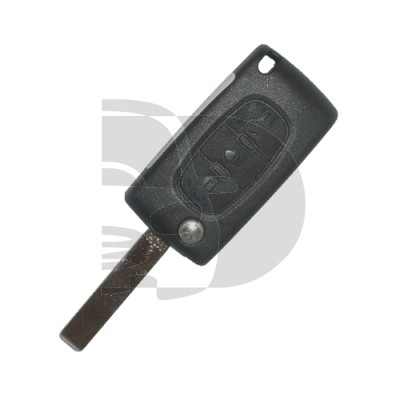CARCASA MANDO PLEG PEUGEOT 3 BOT HU83 PILA PLACA