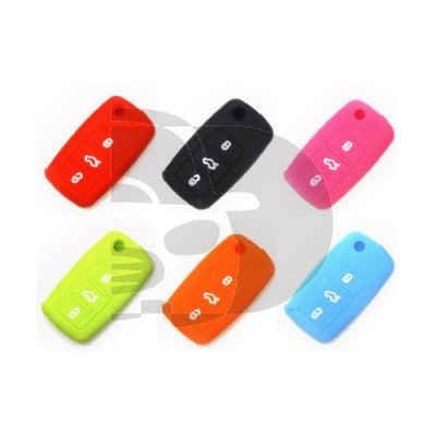 KIT FUNDAS MANDO VW-SEAT-SKODA 3 BOTONES