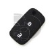 FUNDA MANDO AUDI NEGRO 2 BOTONES