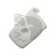 FUNDA MANDO BMW BLANCO FUERTE 4 BOTONES