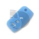 FUNDA MANDO PLEG. FORD AZUL CLARO 3 BOTONES