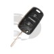 CARCASA MANDO PLEG. HYUNDAI  2 BOTONES  HYN14
