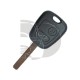 CARCASA MANDO FIJO PEUGEOT 2 BOTONES  HU83