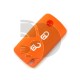 FUNDA MANDO CITROEN/PEUGEOT NARANJA 2 BOTONES