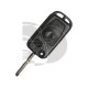 CARCASA MANDO PLEGABLE MERCEDES 3 BOTONES HU39
