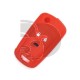 FUNDA MANDO PLEG OPEL ROJO 3  BOTONES