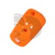 FUNDA MANDO PLEG OPEL NARANJA 3 BOTONES