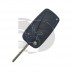 FOLDING SHELL FIAT 3 BUTTON SIP22 BLUE