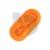 FUNDA MANDO FIAT/PSA NARANJA 3 BOTONES