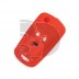 FUNDA MANDO PLEG OPEL ROJO 3  BOTONES