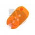 FUNDA MANDO PEUGEOT NARANJA 3 BOTONES