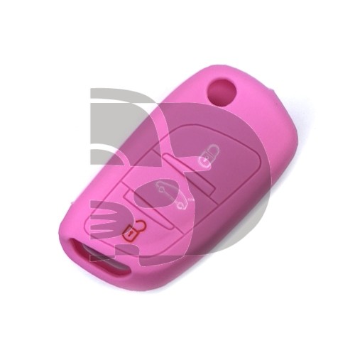 FUNDA MANDO CITROEN DS ROSA 3 BOTONES