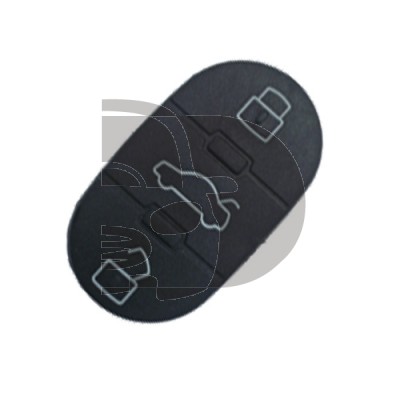 BUTTONS REMOTE AUDI 3 BUTTONS (OVAL)