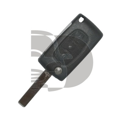 KEY WITH REMOTE CITROËN C4/C6 3BUTTONS LIGHT(ID46