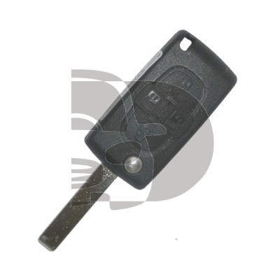 KEY WITH REMOTE C8 4 BUTTONS RECT ID46