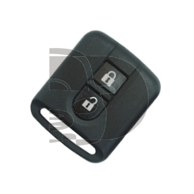 SHELL REMOTE NISSAN 2 BUTTONS SQUARE