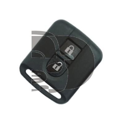 SHELL REMOTE NISSAN 2 BUTTONS SQUARE