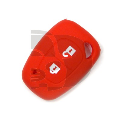 FUNDA RENAULT 2 BOTONES   - ROJO