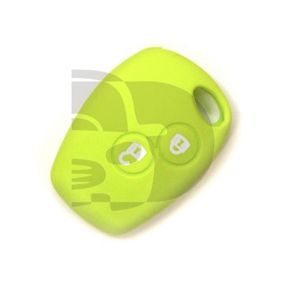 FUNDA RENAULT 2 BOTONES REDONDOS   - VERDE CLARO