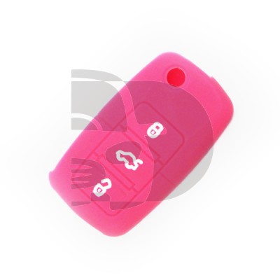 REMOTE COVER  VW-SEAT-SKODA PINK 3 BUTTONS