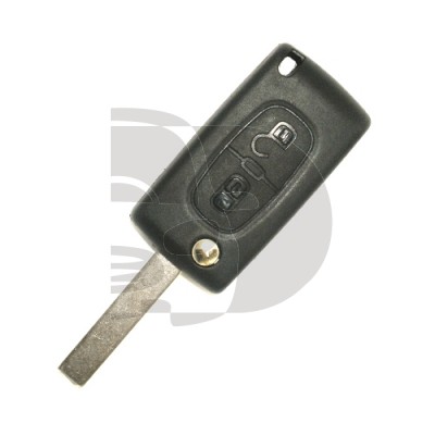 SHELL FOLD CITROËN 2 BUTTONS (HU83) NO BATTERY