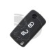 FUNDA MANDO CITROEN/PEUGEOT NEGRO 2 BOTONES