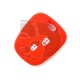 FUNDA FIJA CITROEN 2 BOTONES  - ROJO