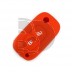 FUNDA MANDO PLEGABLE RENAULT ROJO 2 BOTONES
