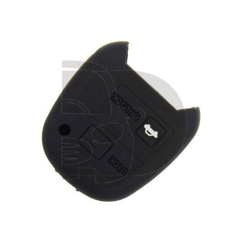 FUNDA MANDO TOYOTA NEGRO 2 BOTONES