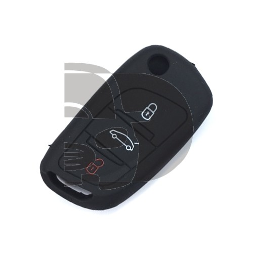 FUNDA MANDO CITROEN DS NEGRO 3 BOTONES