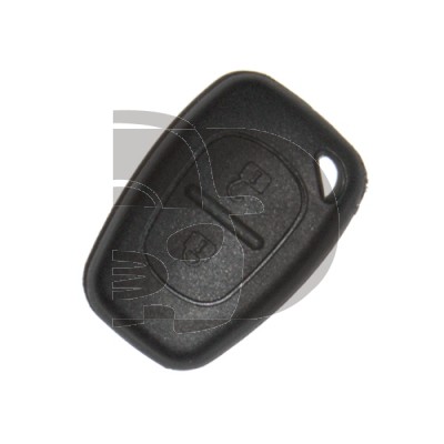 COQUE TELECOMMANDE RENAULT 2 BOUTONS