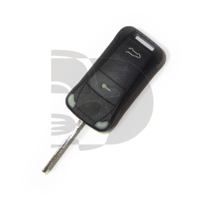 COQUE PLIABLE PORSCHE 2 BOUTONS (HU66)