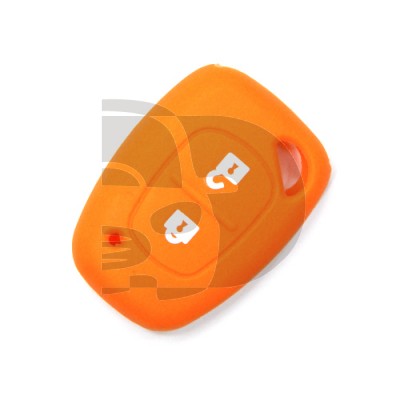 FUNDA RENAULT 2 BOTONES   - NARANJA