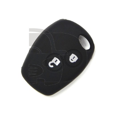 FUNDA RENAULT 2 BOTONES  - NEGRO