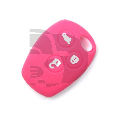 FUNDA RENAULT 3 BOTONES  - ROSA