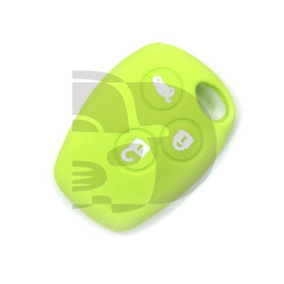 FUNDA RENAULT 3 BOTONES REDONDOS   - VERDE CLARO