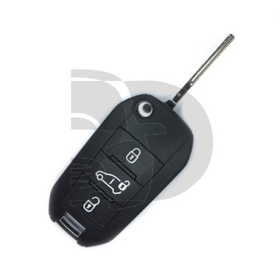 LLAVE+ MANDO PLEG CITROEN JUMPY 2017> ID 4A HU83