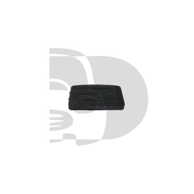 BOTONERA FIAT 1 BOTON NEGRO PARA LLAVE FIJA