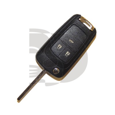 CARCASA MANDO PLEGABLE OPEL 3 BOT  HU100