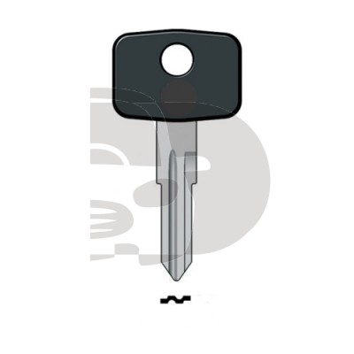 LLAVE SENCILLA OPEL  HU46 \"S\"